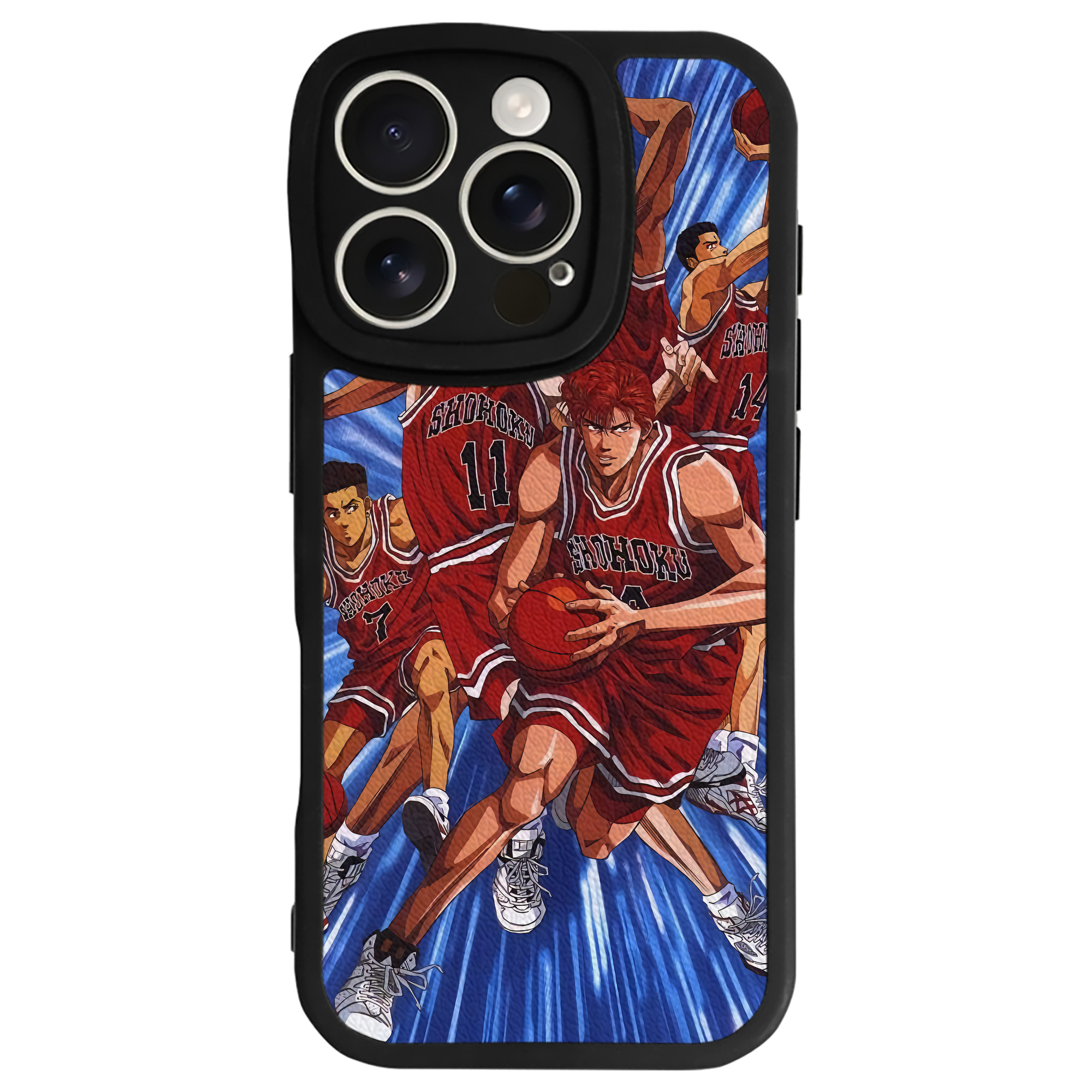 （画像用） SLAM DUNK／スラムダンク 【iPhone 16シリーズ対応】シリコンスマホケース（レザー調） 材質：シリコン